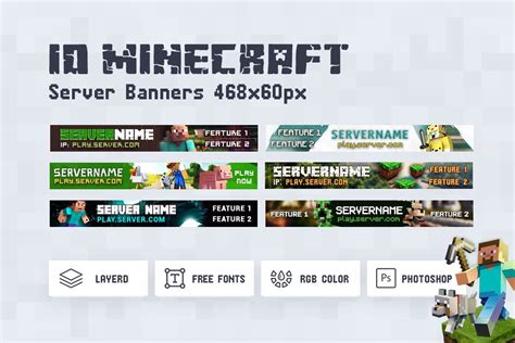 468x60 banner maker minecraft.